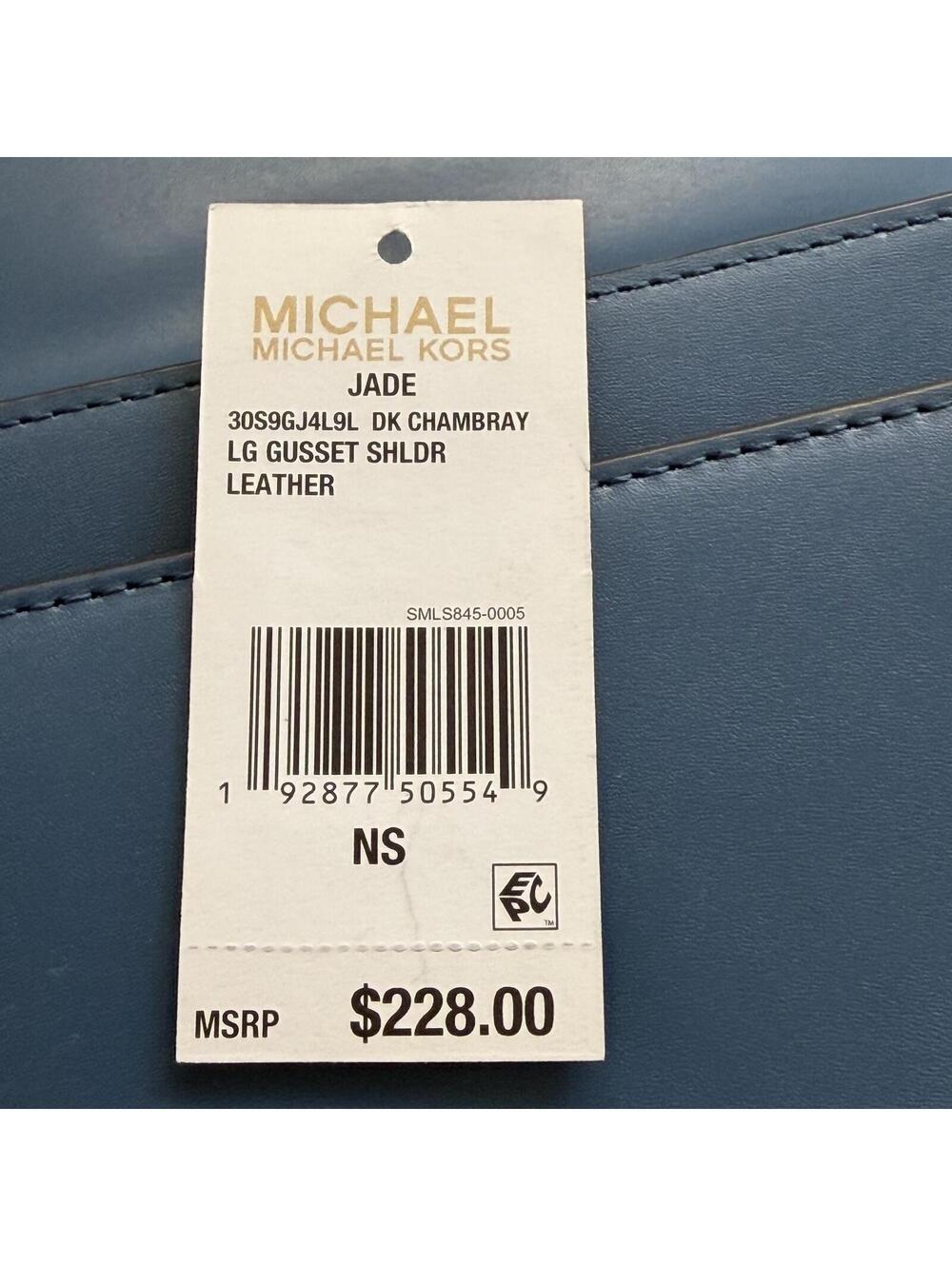Michael Kors Jade Dark Chambray shoulder bag - Picture 7 of 11